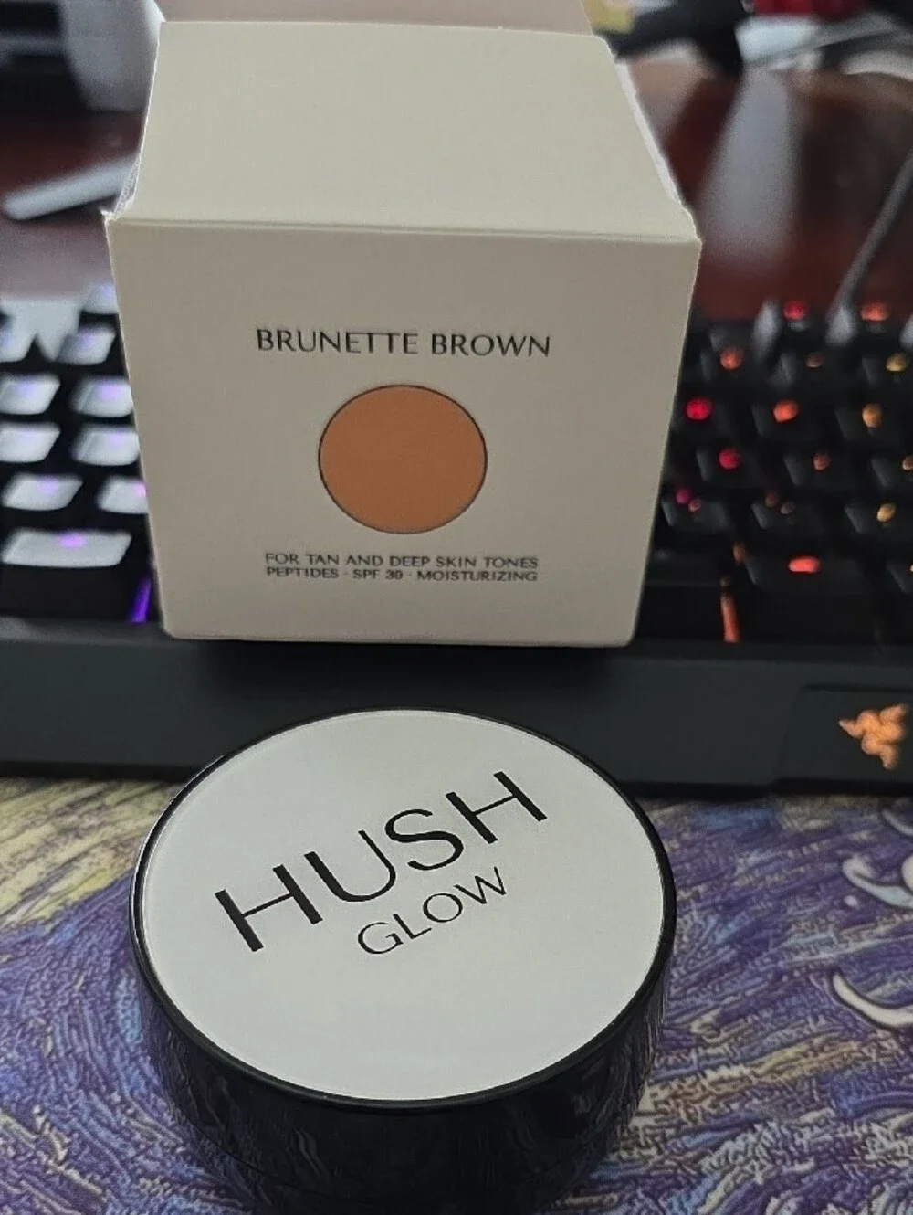 Hush Glow Foundation Cushion - Brunette Brown SPF 30